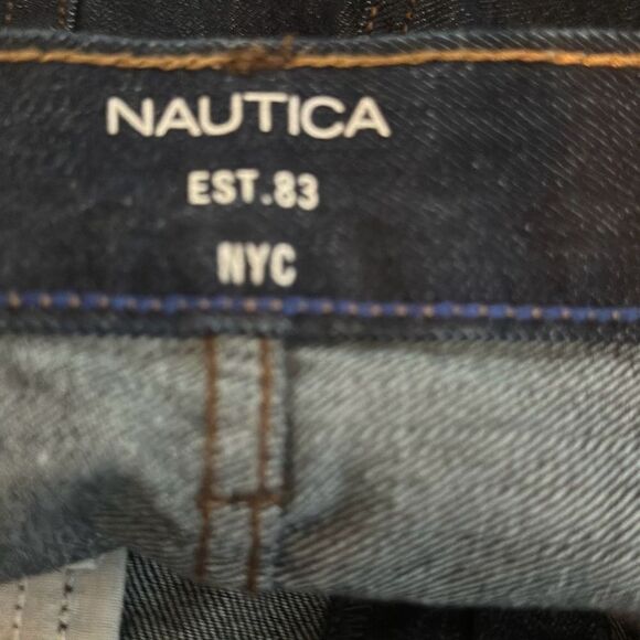 Nautica Mens Dark Wash Straight Fit size 30x30 Jeans Denim - Picture 6 of 10
